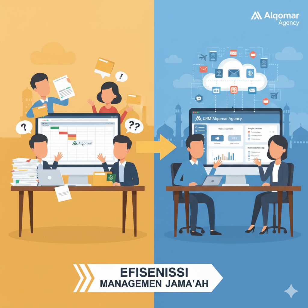 Dari Kertas ke Klik: Mengapa CRM Wajib Bagi Mitra Travel Modern dan Bagaimana Sistem Alqomar Mengubah Efisiensi Bisnis Anda