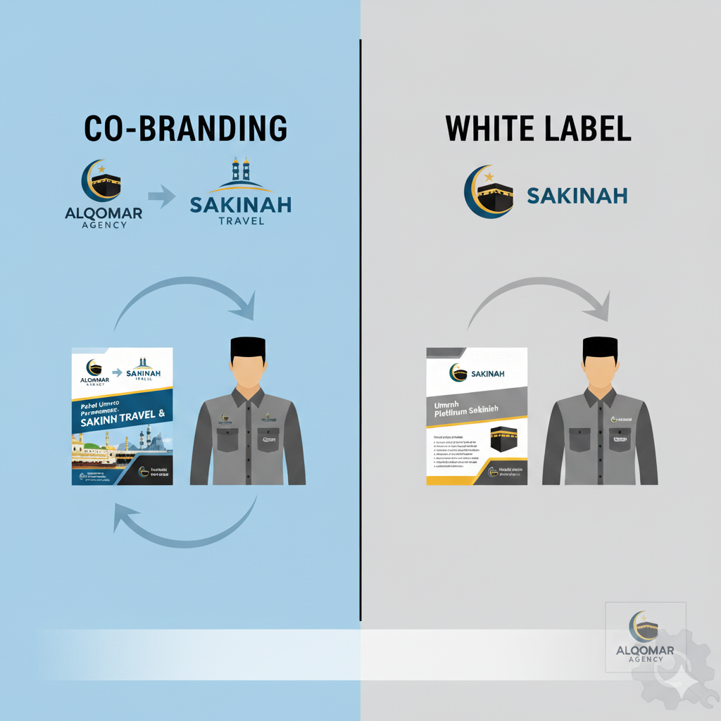 Pertarungan Brand: Memilih Co-Branding atau White Label? Fleksibilitas Kemitraan Alqomar untuk Memperkuat Identitas Lembaga Anda