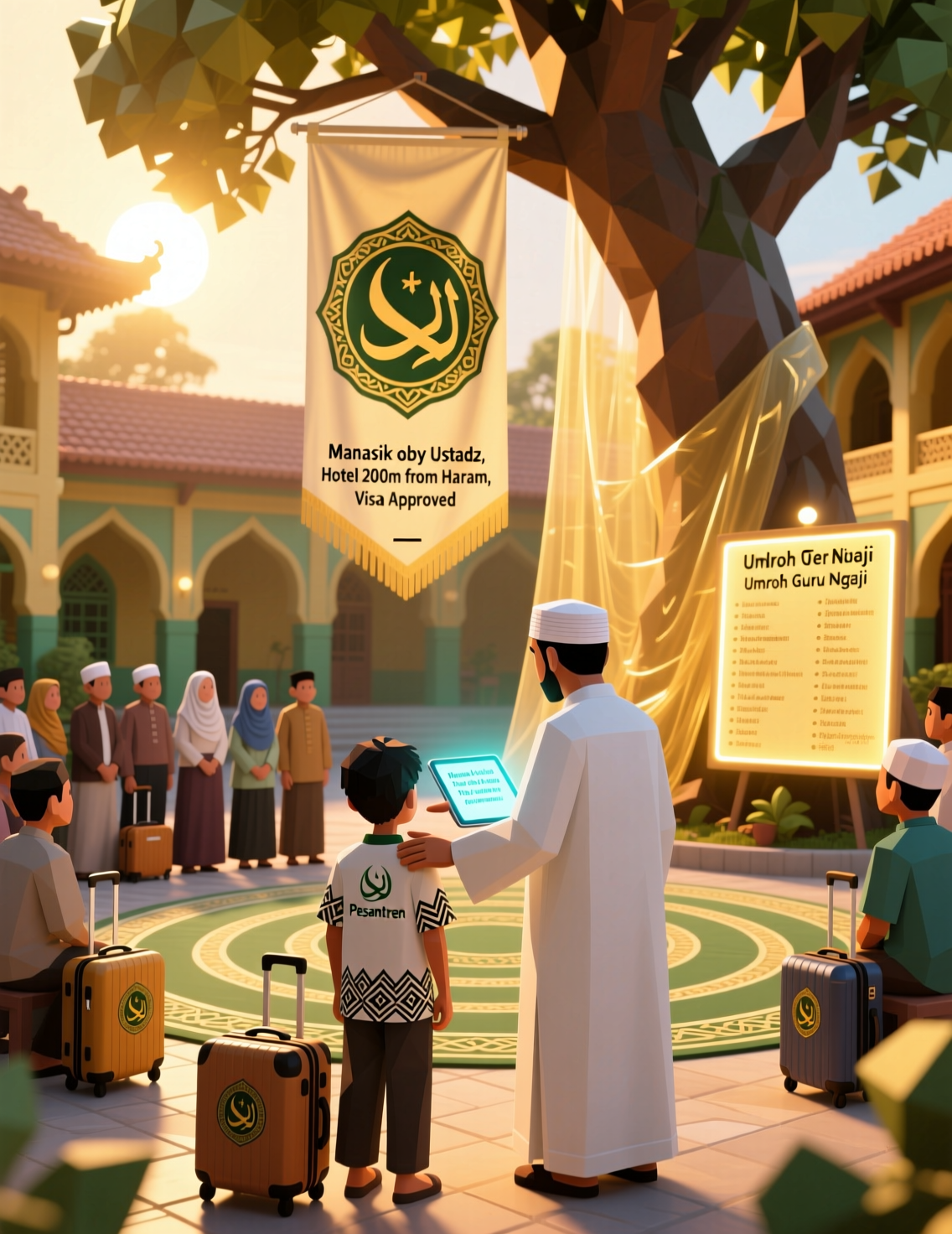 Dari Bilik Santri ke Tanah Suci: Peran Strategis Pesantren sebagai Pusat Penggerak Program Umroh Syariah di Daerah