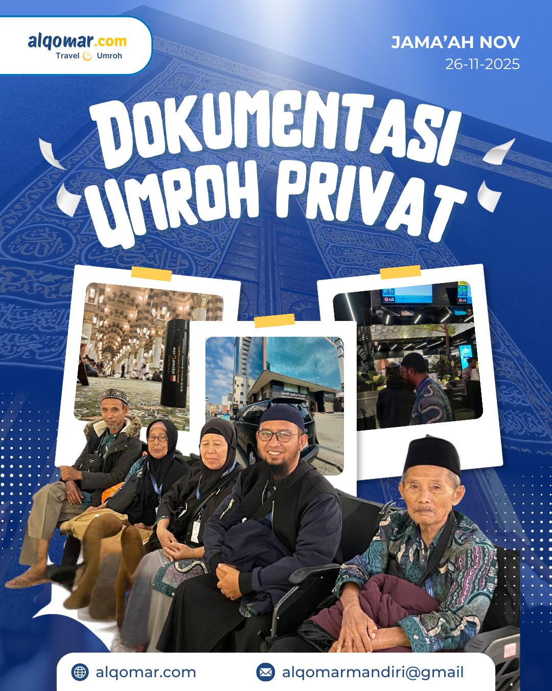 🕌 Jamaah Umroh Alqomar Akhir November Beri Pujian, Apresiasi Pelayanan Profesional dan Komprehensif