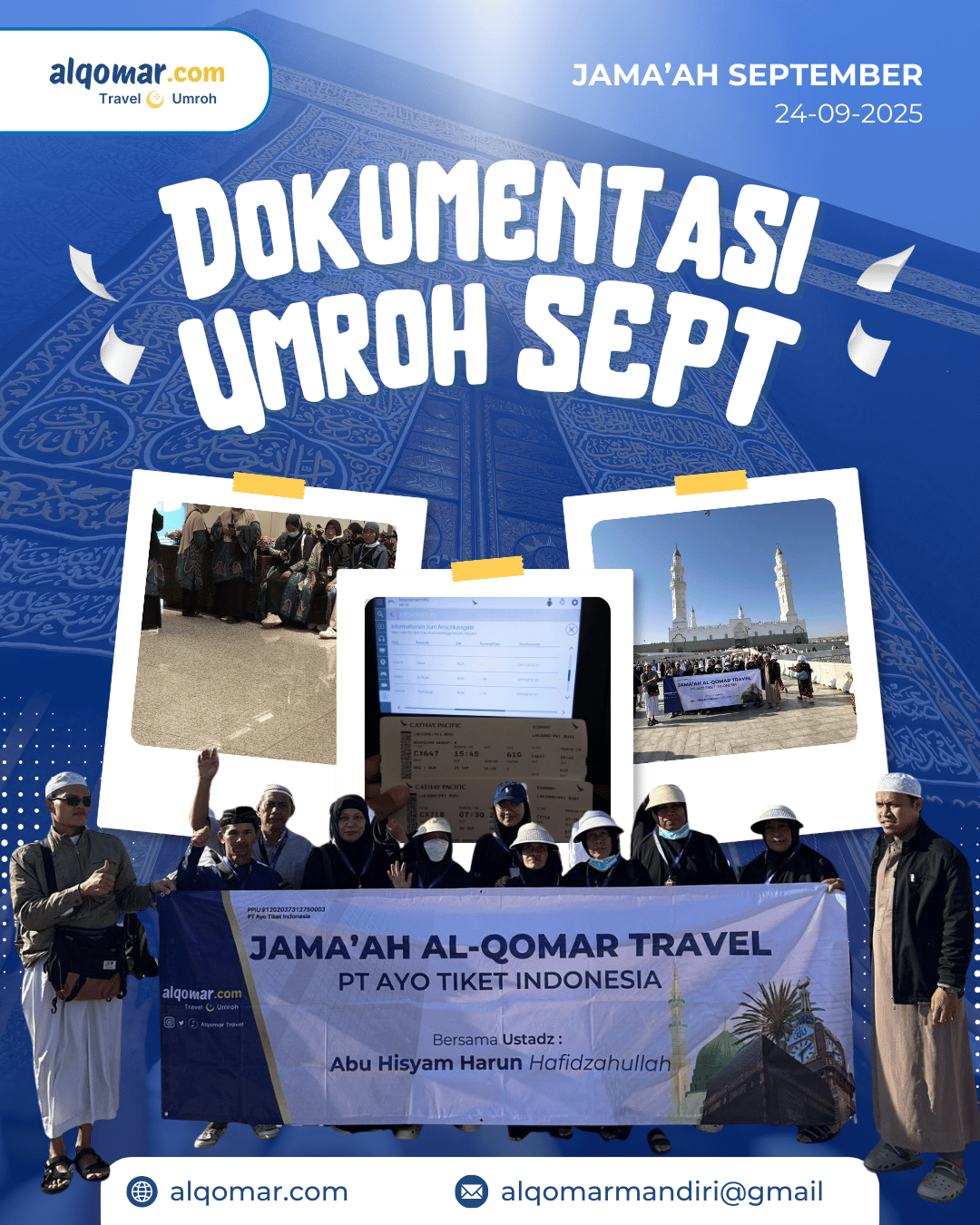 Berkesan dan Nyaman: Kisah Kebahagiaan Jamaah Umroh Al-Qomar Travel September 2025