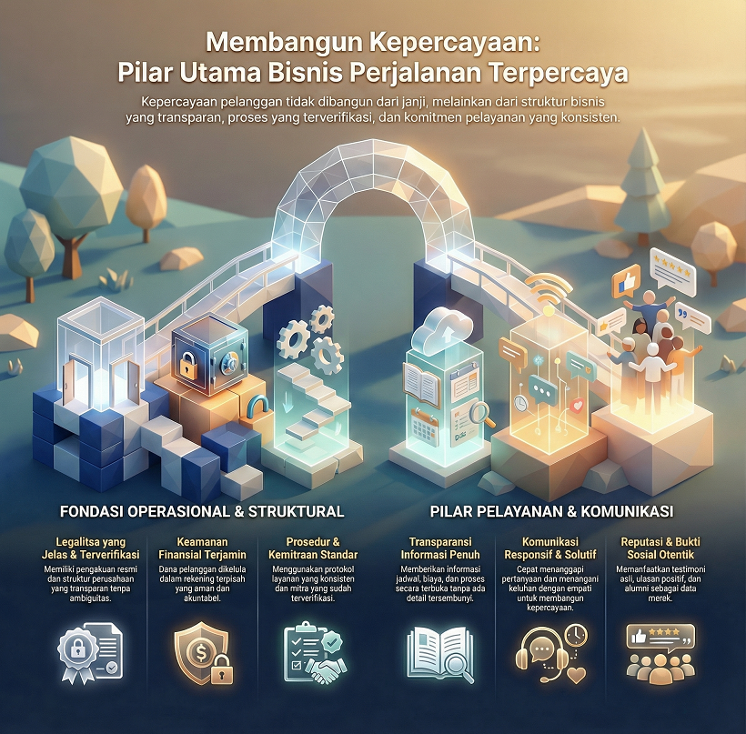 Strategi Membangun Kepercayaan: Modal Utama Travel Umroh