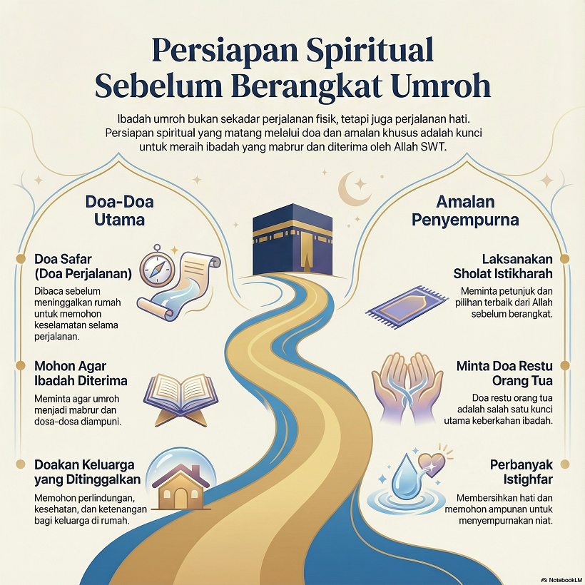 Doa Sebelum Berangkat Umroh: Bekal Spiritual yang Utama