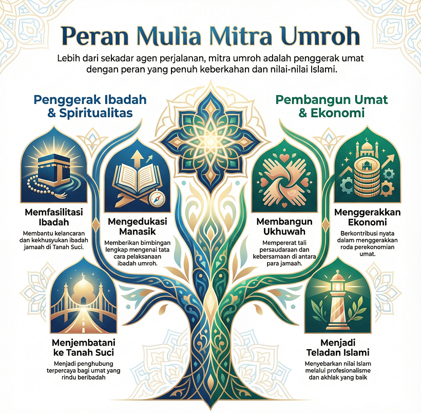 Mitra Umroh sebagai Penggerak Umat: Peran Mulia di Balik Bisnis