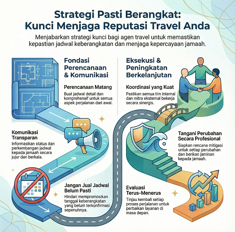 Kepastian Jadwal Keberangkatan: Komitmen yang Tidak Boleh Dilanggar
