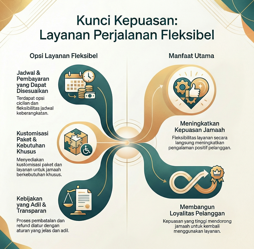 Layanan Fleksibel untuk Mitra: Kunci Kepuasan Jamaah
