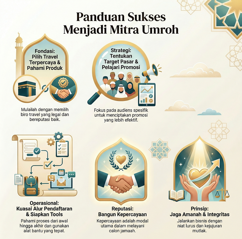 Panduan Dasar Mitra Umroh: Dari Nol Sampai Bisa