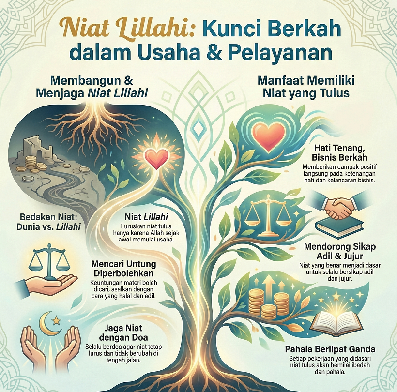 Niat Lillahi dalam Pelayanan: Kunci Keberkahan Bisnis Umroh