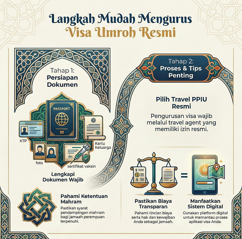 Pengurusan Visa Umroh Resmi: Prosedur dan Syarat Lengkap