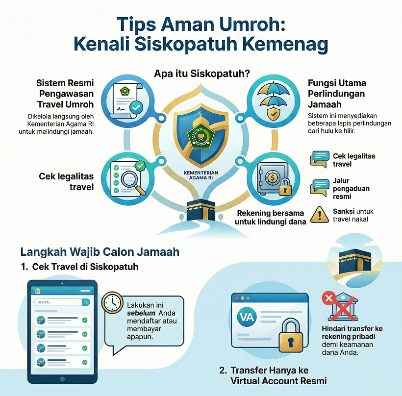 Siskopatuh dan Proses Legal Umroh: Sistem yang Melindungi Jamaah