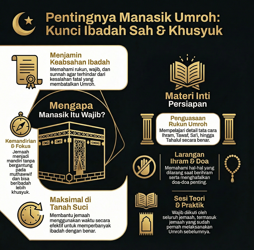 Manasik Umroh: Kenapa Wajib Diikuti Jamaah