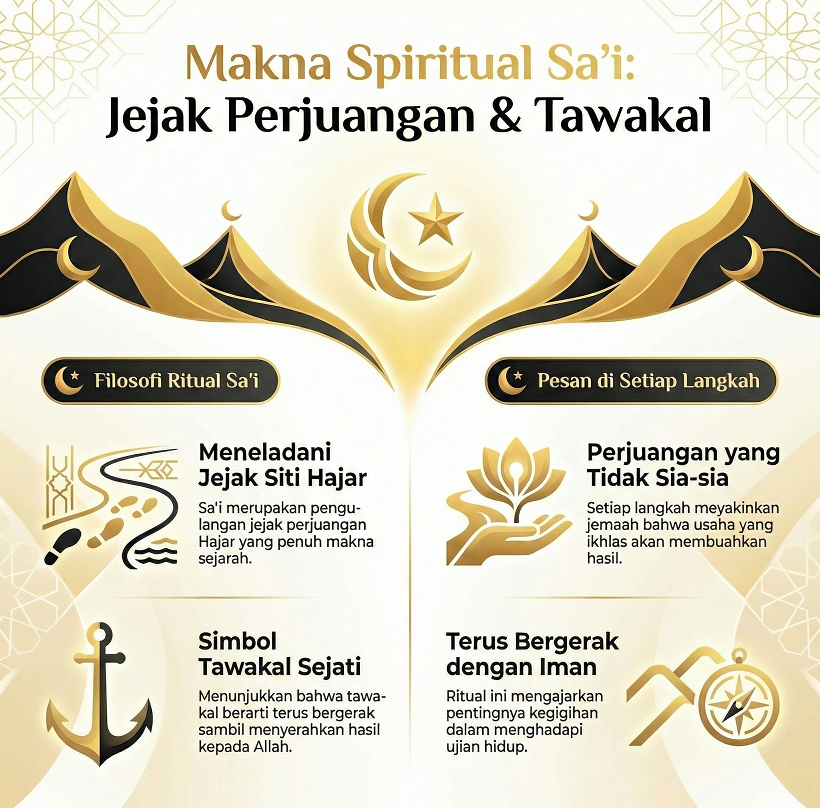 Makna Sa'i antara Shafa dan Marwah