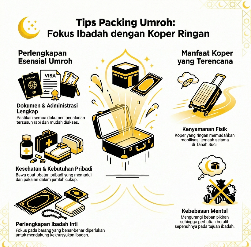 Tips Aman Membawa Barang ke Tanah Suci