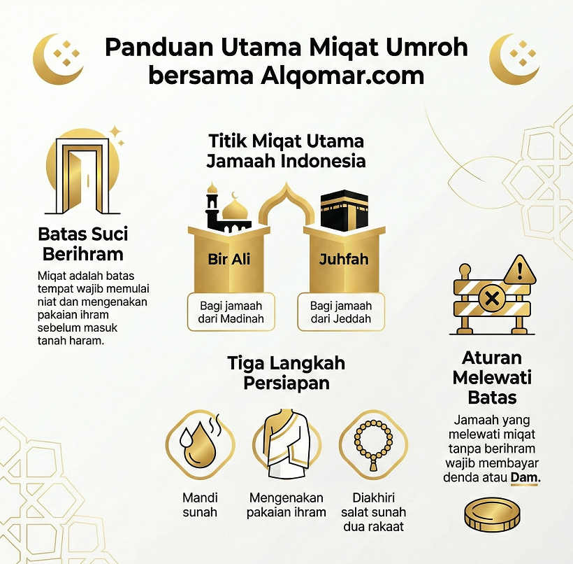 Mengenal Miqat dan Niat Ihram, Gerbang Pertama Menuju Ibadah Umroh yang Sah