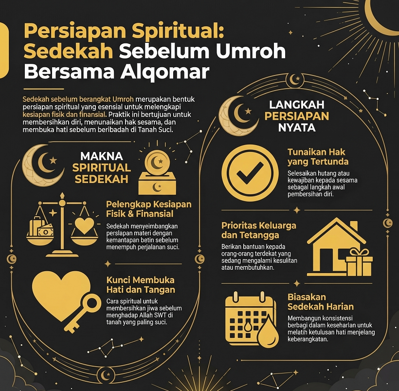 Membiasakan Sedekah Sebelum Berangkat