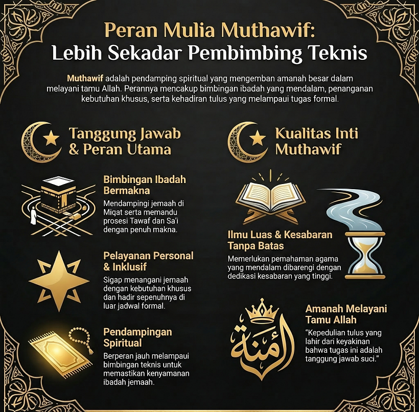 Pendampingan Jamaah oleh Muthawif