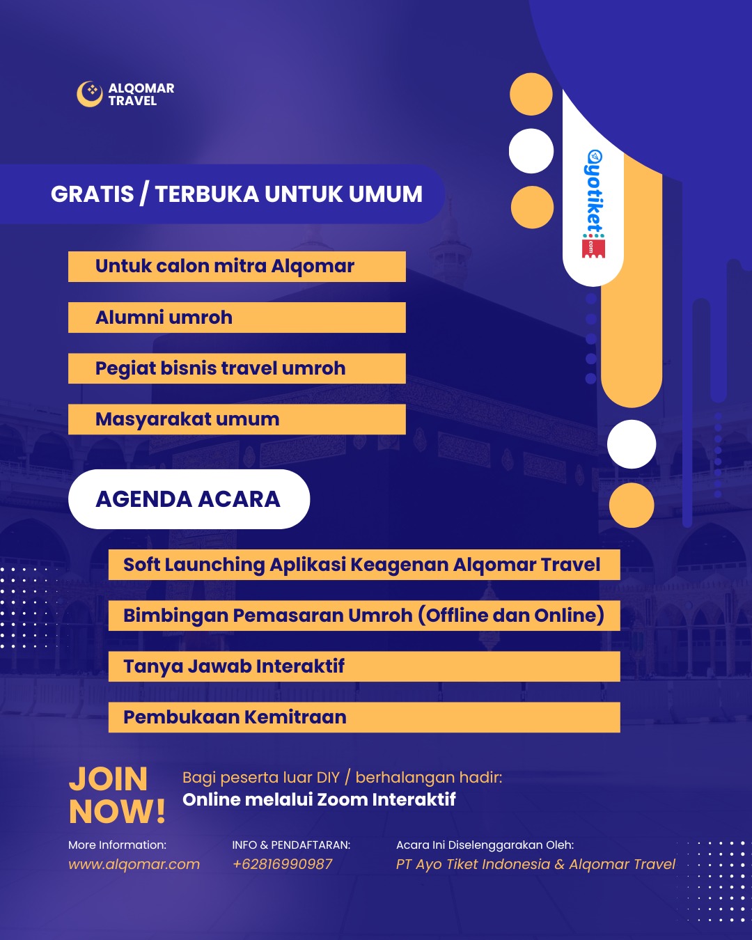 GRATIS, Seminar Bisnis Umrohpreneur - 1