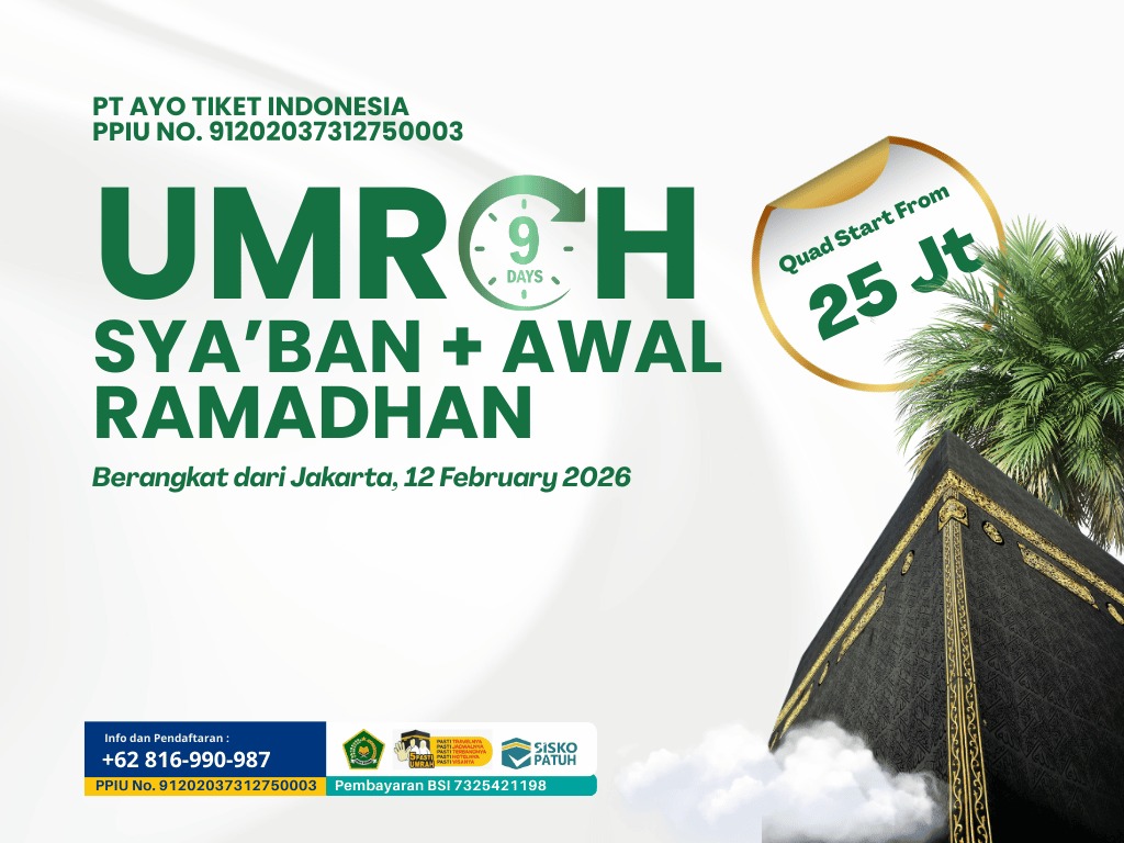 Umroh Sya'ban plus Awal Ramadhan - Februari 2025