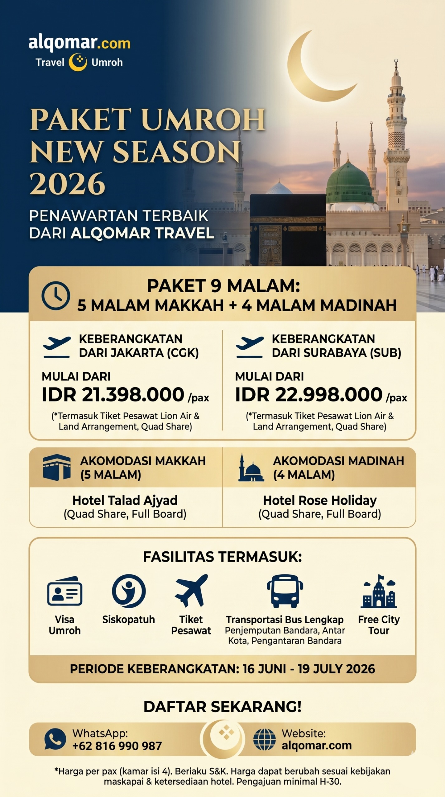 Umroh New Season 2026 - 11 Hari