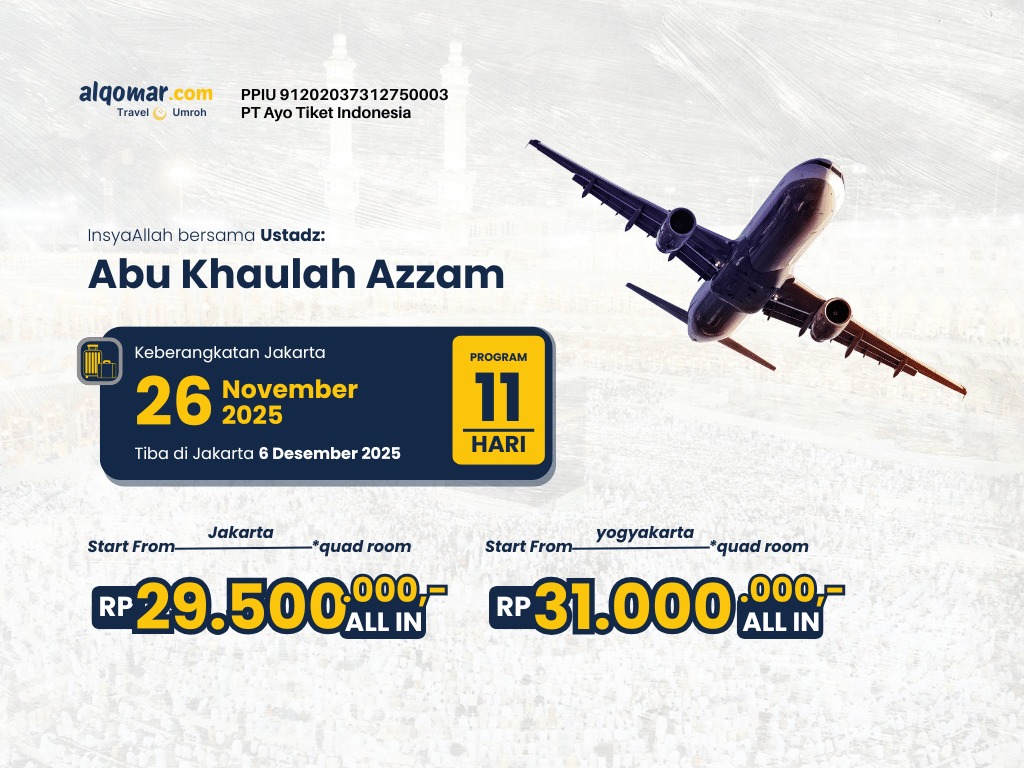 Umroh Sejuk - Akhir November 2025 !! [PROMO TERBATAS] - 2